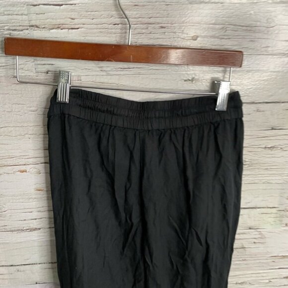 Talula Los Feliz Rayon Drawstring Jogger Style Pants Aritzia size small black - Picture 7 of 12